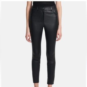 Theory Leather Jeans